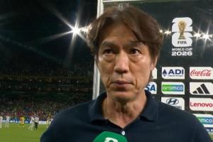 洪明甫表示：败北乃教练之责，球队表现尚可，球员已竭尽全力